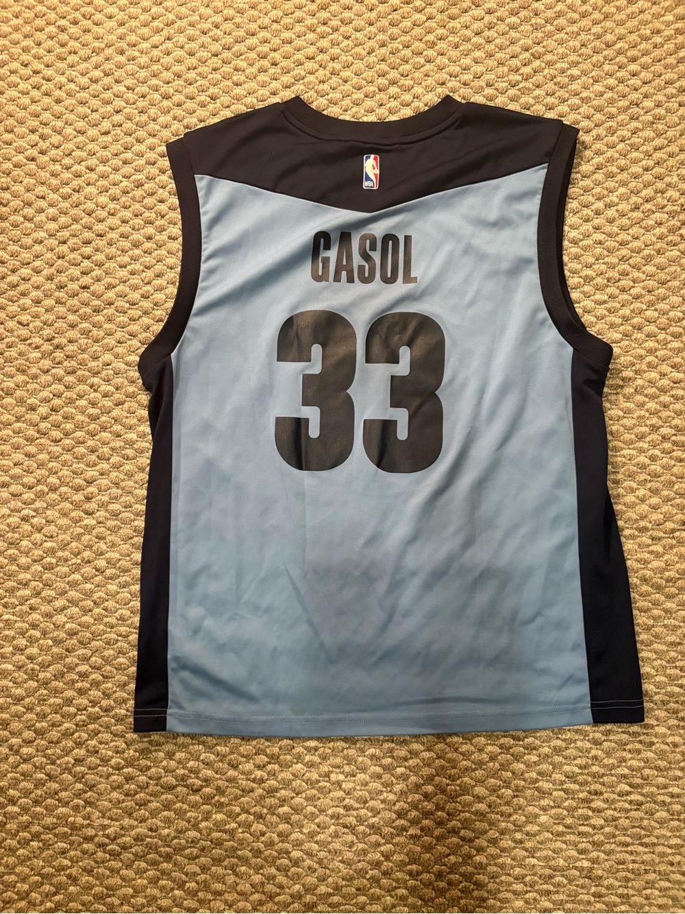 Adidas Marc Gasol #33 Memphis Grizzlies NBA Jersey Men's Large